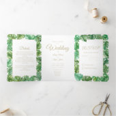 Kaas Plant drivoudig aanmaningsbrief Drieluik Uitnodiging (Binnen)