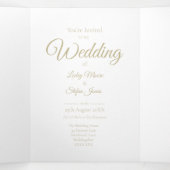 Kaas Plant drivoudig aanmaningsbrief Drieluik Uitnodiging (Binnenkant midden)