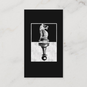 Kaas Player Pawn en Knight Boardgame Visitekaartje