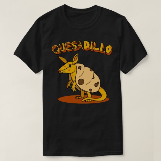 Kaas Pun Armadillo Quesadilla Mashup T-shirt (Design voorkant)