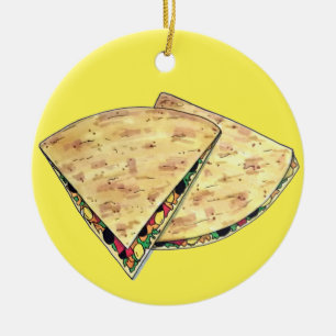Kaas Quesadillas Mexican Food Appetizer Queso Keramisch Ornament