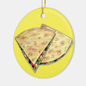 Kaas Quesadillas Mexican Food Appetizer Queso Keramisch Ornament (Links)