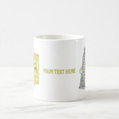 Kaas raspen met een rasp Grappig eten Koffiemok (Center)