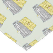 Kaas raspen met een rasp Grappig eten Korte Tafelloper (Hoek)