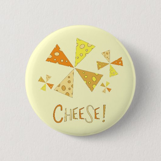 Kaas! Ronde Button 5,7 Cm (Voorkant)