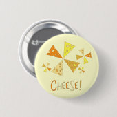 Kaas! Ronde Button 5,7 Cm (Voorkant /achterkant)