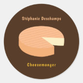 Kaas Ronde Sticker (Voorkant)