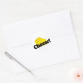 Kaas Ronde Sticker (Envelop)