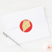 Kaas Ronde Sticker (Envelop)