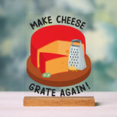 Kaas rooster opnieuw maken acryl bord (Neutraal)