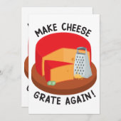 Kaas rooster opnieuw maken kaart (Voorkant / Achterkant)
