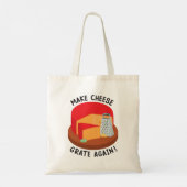 Kaas rooster opnieuw maken tote bag (Achterkant)