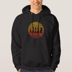Kaas-schaakartikelen Retro Hoodie