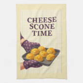 Kaas Scone Theedoek Cottagecore Keukencadeau (Verticaal)