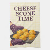 Kaas Scone Tijd — Keuken Theedoek (Verticaal)