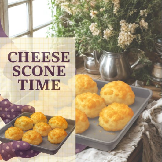 Kaas Scone Tijd — Keuken Theedoek