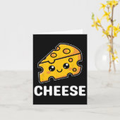 Kaas Slice Mac Macaroni Kawaii Halloween kostuum Kaart (Gele Bloem)