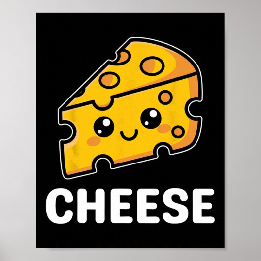 Kaas Slice Mac Macaroni Kawaii Halloween kostuum Poster (Voorkant)