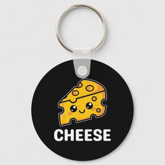 Kaas Slice Mac Macaroni Kawaii Halloween kostuum Sleutelhanger (Voorkant)