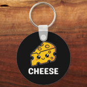 Kaas Slice Mac Macaroni Kawaii Halloween kostuum Sleutelhanger (Voorkant)