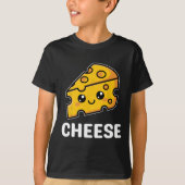 Kaas Slice Mac Macaroni Kawaii Halloween kostuum T-shirt (Voorkant)