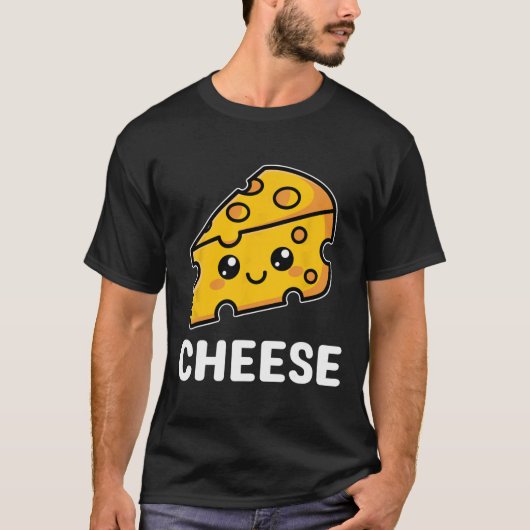 Kaas Slice Mac Macaroni Kawaii Halloween kostuum T-shirt (Voorkant)