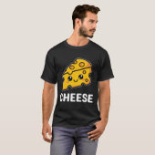 Kaas Slice Mac Macaroni Kawaii Halloween kostuum T-shirt (Voorkant volledig)
