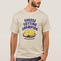 Kaas snijden Champion T-shirt