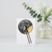 Kaas snijden visitekaartje (Staand voorkant)