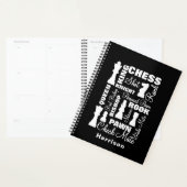 Kaas Spelers Typografie Grafisch Gepersonaliseerd Planner (Display)
