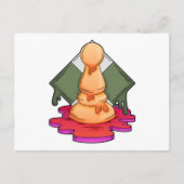 Kaas stuk Pawn Briefkaart (Voorkant)