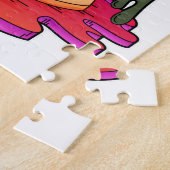 Kaas stuk Pawn Legpuzzel (Zijkant)