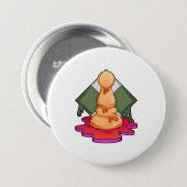 Kaas stuk Pawn Ronde Button 7,6 Cm (Voorkant /achterkant)