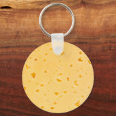 Kaas Textuur Patroon Sleutelhanger (Achterkant)