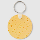 Kaas Textuur Patroon Sleutelhanger (Achterkant)