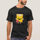 kaas toastie toast liefde dorst kaas toast t-shirt (Voorkant)