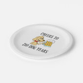 Kaas tot 210 mg 30e verjaardag Bord papier (Gekanteld)