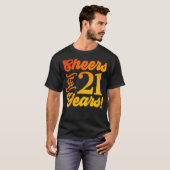 Kaas tot 21 jaar 21 jaar 21 jaar oud Man T-shirt (Voorkant volledig)