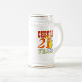 Kaas tot 21 jaar na geboorte beer Stein Bierpul (Voorkant rechts)