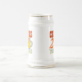 Kaas tot 21 jaar na geboorte beer Stein Bierpul (Center)