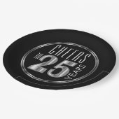 Kaas tot 25 jaar papieren bordje (Gekanteld)