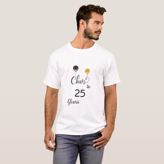 Kaas tot 25 jaar t-shirt (Voorkant volledig)