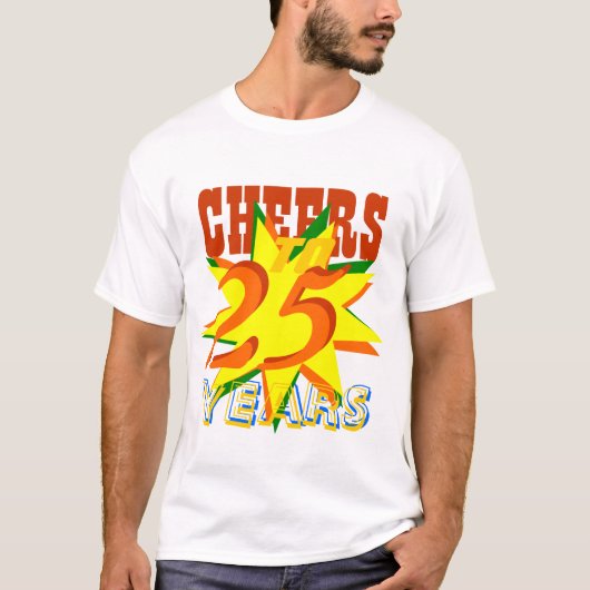 Kaas tot 25 jaar t-shirt (Voorkant)