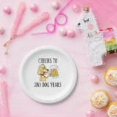 Kaas tot 280 mg 40e verjaardag papieren bordje (Feest)