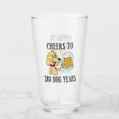 Kaas tot 280 mg dog jaar 40e verjaardag glas (Voorkant)