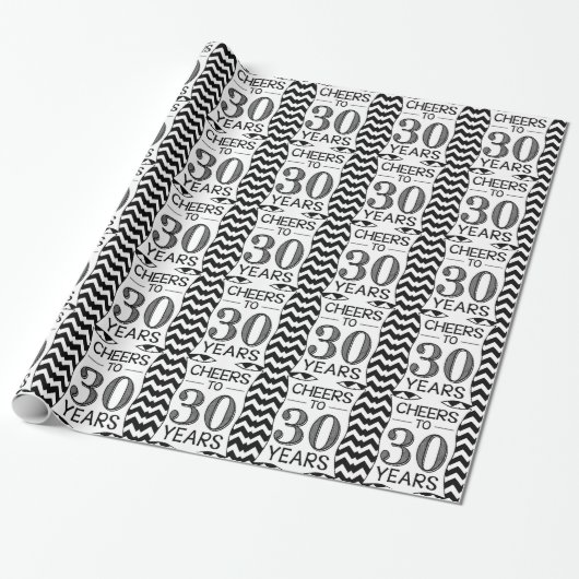 Kaas tot 30 jaar cadeaupapier (Uitgerold)