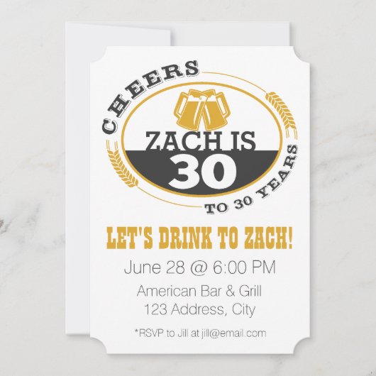 Kaas tot 30 jaar kaart (Voorkant)