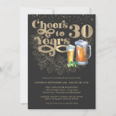 Kaas tot 30 jaar | Milestone Birthday Party Kaart (Voorkant)