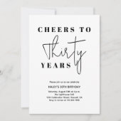 Kaas tot 30 jaar oud - Minimale legant Kaart (Voorkant)