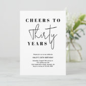 Kaas tot 30 jaar oud - Minimale legant Kaart (Staand voorkant)